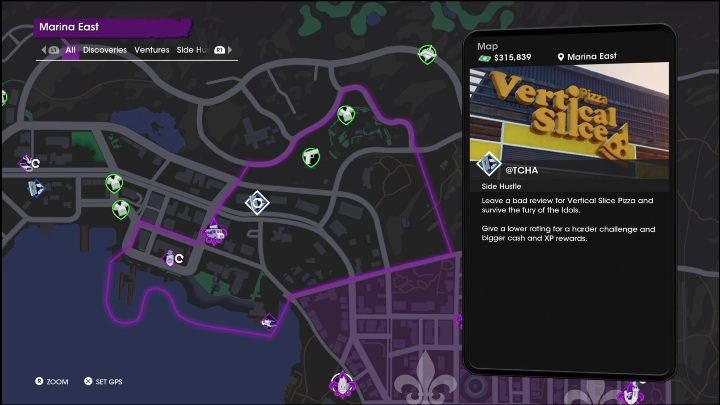 Nagroda: Zależna od wystawionej oceny - Saints Row 2022: Skoki na boku (Wschodnia Marina) - lista i opisy aktywności - Saints Row - poradnik do gry