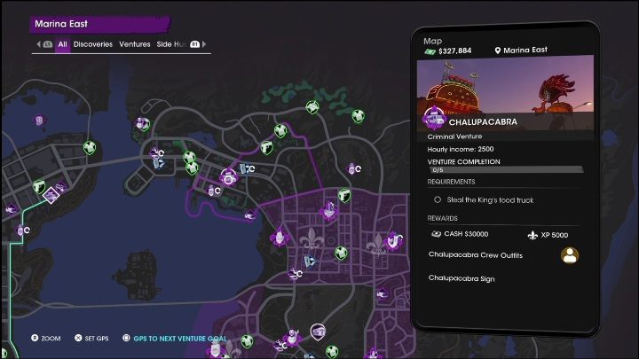 Aby Chalupacabra powstało na mapie miasta musicie wyznaczyć jego miejsce na mapie przedsiębiorstw - Saints Row 2022: Chalupacabra - opis przedsięwzięcia - Saints Row - poradnik do gry