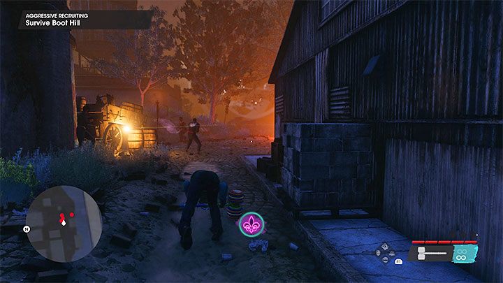 Jeśli chodzi o same walki, stosujcie uniki i koniecznie wykorzystujcie eliminacje do odnawiania zdrowia, bo gra przez dłuższy czas nie stworzy żadnego nowego punktu kontrolnego i w razie porażki powrócicie do początkowej części wyspy - Saints Row 2022: Agresywne werbowanie (Aggressive Recruiting) - solucja, opis przejścia - Saints Row - poradnik do gry