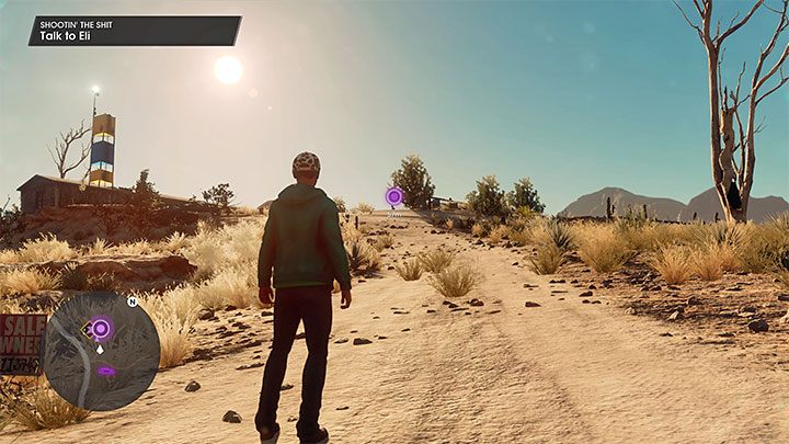 Zleceniodawca tej misji to Eli i musicie spotkać się z nim na Południowych Pustkowiach (Badlands South) - Saints Row 2022: Strzelanie do tego i owego (Shootin the Sh*t) - solucja, opis przejścia - Saints Row - poradnik do gry