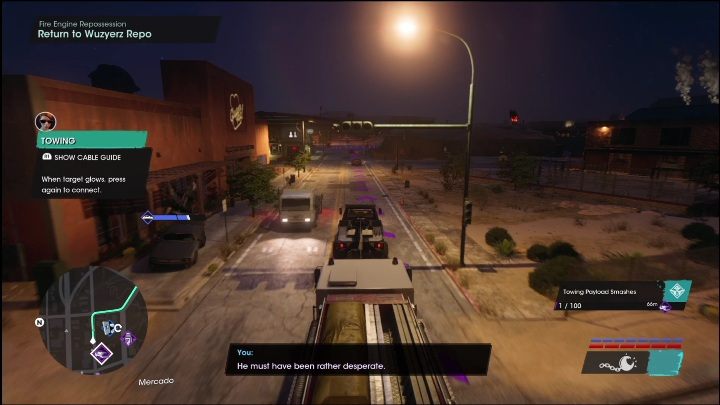 Zadaniem dla Wuzyerz Repo jest wykonanie 7 transportów - Saints Row 2022: Wuzyerz Repo - opis przedsięwzięcia - Saints Row - poradnik do gry