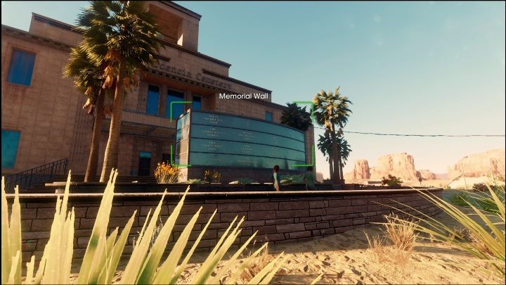 Aby spełnić założenia tej aktywności musicie jedynie zrobić zdjęcie tablicy pamiątkowej znajdującej się zaraz przed budynkiem - Saints Row 2022: Odkrycia (Wschodnia Providencia)- lista i opisy aktywności - Saints Row - poradnik do gry