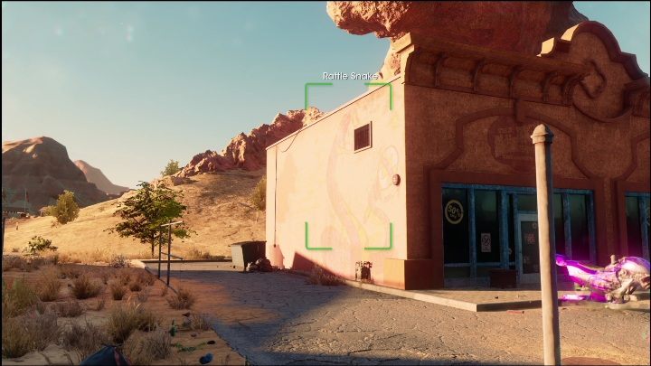 Aby dostać 450 XP wystarczy zrobić zdjęcie muralu narysowanego na skalnym budynku - Saints Row 2022: Odkrycia (Zachodnia Providencia) - lista i opisy aktywności - Saints Row - poradnik do gry