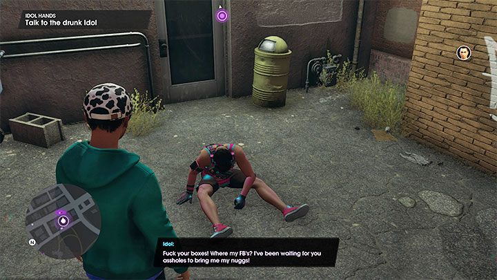 Zbadajcie obszar oznaczony żółtym okręgiem na mapie - Saints Row 2022: Idole śmole (Idol Hands) - solucja, opis przejścia - Saints Row - poradnik do gry