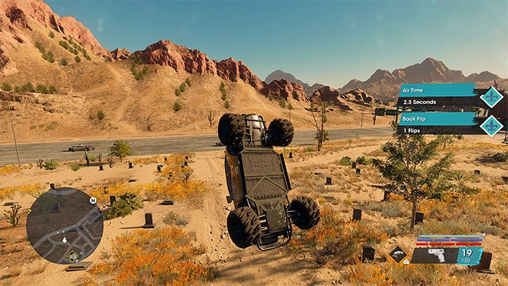 Jednym z bardziej problematycznych wyzwań pojazdów jest to, które wymusza wykonanie podwójnej przewrotki w tył (Double Backflip) - Saints Row 2022: Zdolności charakterystyczne (Signature Ability) - Saints Row - poradnik do gry