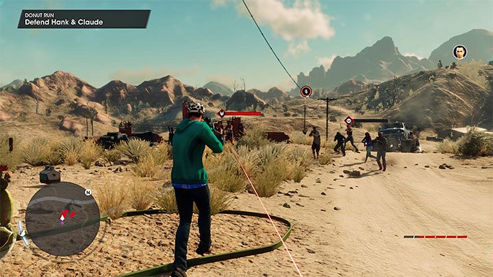 Po dotarciu do chatki na pustkowiach pogadajcie ze znajomymi Keva - Saints Row 2022: Przejażdżka po pączki (Donut Run) - solucja, opis przejścia - Saints Row - poradnik do gry