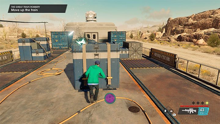 Przed Wami długa przeprawa w stronę wagonu z kasą - Saints Row 2022: Wielki napad na pociąg (The Great Train Robbery) - solucja, opis przejścia - Saints Row - poradnik do gry