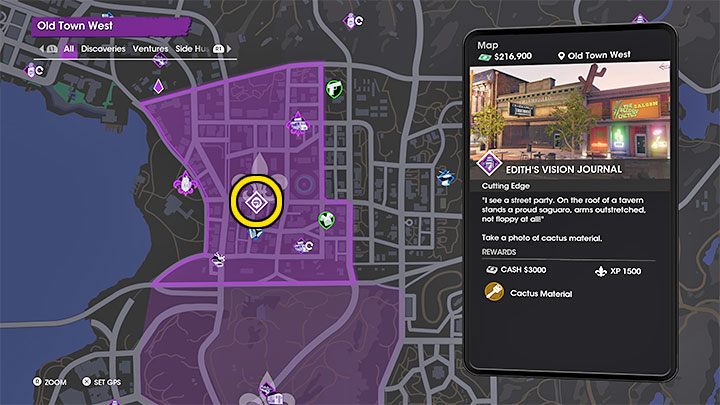 Z sekretem tym powiązany jest kaktusowy materiał (Cactus Material) - Saints Row: Cutting Edge - opis przedsięwzięcia, znajdźki Edith - Saints Row - poradnik do gry