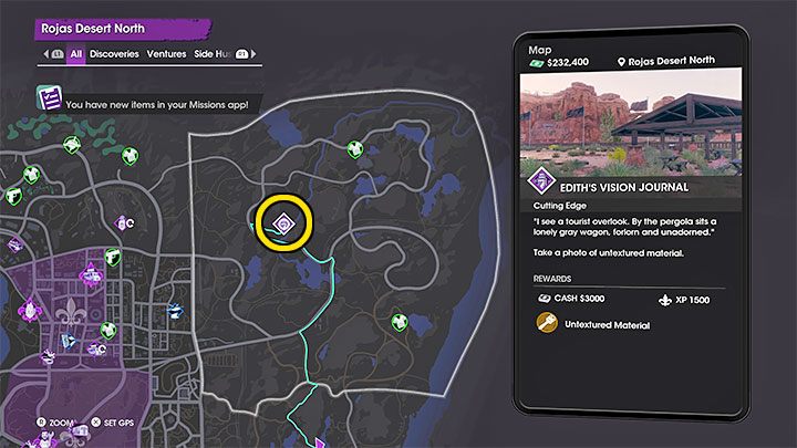Z sekretem tym powiązany jest nieoteksturowany materiał (Untextured Material) - Saints Row: Cutting Edge - opis przedsięwzięcia, znajdźki Edith - Saints Row - poradnik do gry