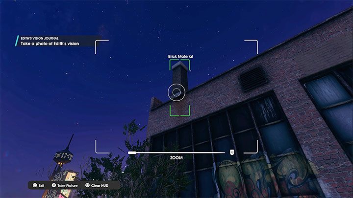 Po dotarciu na miejsce musicie sfotografować pionowy ceglany komin na dachu jednego z budynków - Saints Row: Cutting Edge - opis przedsięwzięcia, znajdźki Edith - Saints Row - poradnik do gry