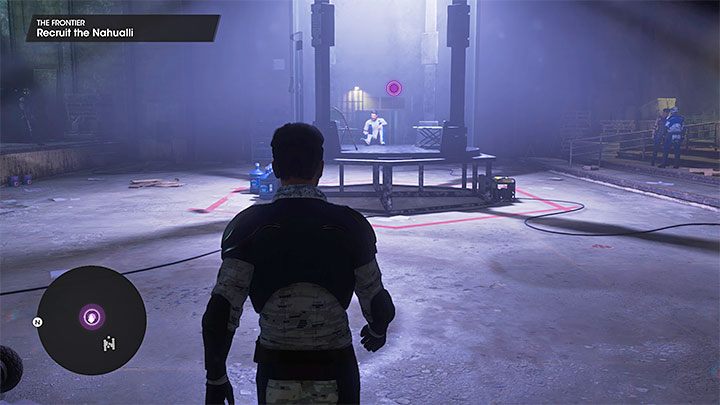 Dotrzecie do sali, w której w centralnej klatce więziony jest Nahualli - Saints Row 2022: Pogranicze (The Frontier) - solucja, opis przejścia - Saints Row - poradnik do gry
