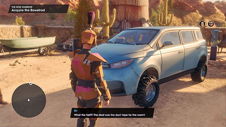 Bowelrod to póki co zwykły van (Sojourn) i Waszym zadaniem będzie przekształcenie go w maszynę bojową - Saints Row 2022: Jeździec biesa (The Rod Warrior) - solucja, opis przejścia - Saints Row - poradnik do gry