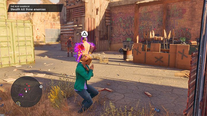 Zasady skradania się są dość nietypowe, bo są one powiązane z LARP-em - Saints Row 2022: Jeździec biesa (The Rod Warrior) - solucja, opis przejścia - Saints Row - poradnik do gry