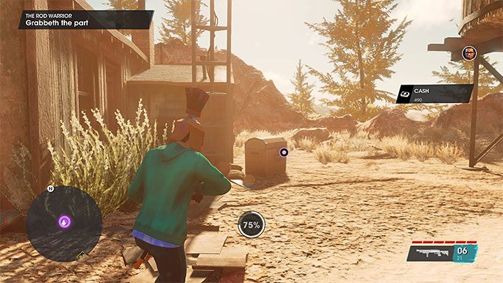 Po dotarciu na szczyt fortu rozejrzyjcie się za ostatnią dużą skrzynią - Saints Row 2022: Jeździec biesa (The Rod Warrior) - solucja, opis przejścia - Saints Row - poradnik do gry