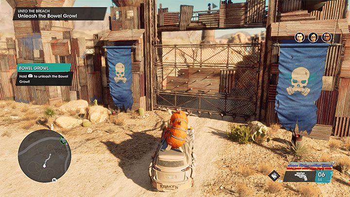 Po oczyszczeniu okolicy wyruszcie w stronę głównej bramy wejściowej fortu - Saints Row 2022: Do wyłomu (Unto the Breach) - solucja, opis przejścia - Saints Row - poradnik do gry