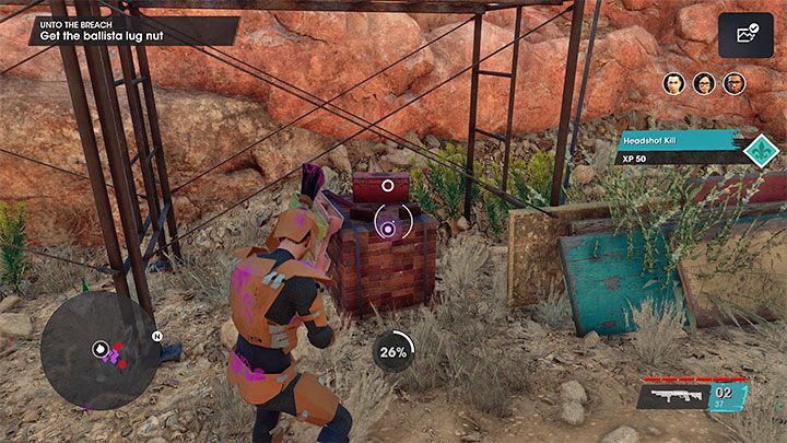 Po rozpoczęciu nowych walk zajmijcie się najpierw eliminacją wrogów z okolicznych wież i idealnie do tego nada się kusza - Saints Row 2022: Do wyłomu (Unto the Breach) - solucja, opis przejścia - Saints Row - poradnik do gry