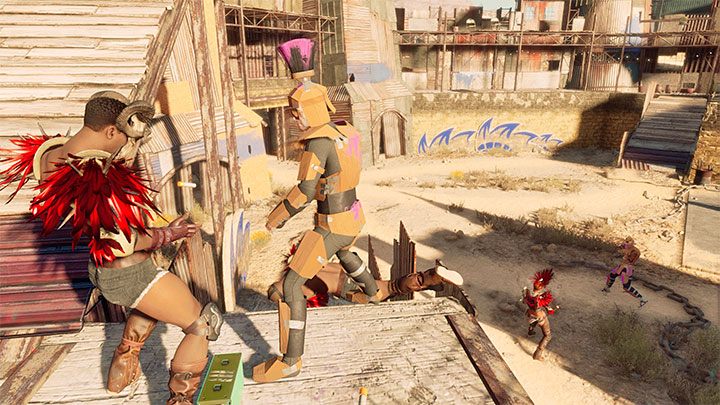 Po tym jak Gwen straci tarczę musicie kilka razy pozbawić ją paska zdrowia - Gwen będzie oszukiwała i kilka razy podleczy się - Saints Row 2022: Do wyłomu (Unto the Breach) - solucja, opis przejścia - Saints Row - poradnik do gry