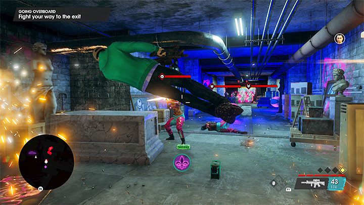 W drodze do wyjścia napadną Was liczne grupy Idolów - Saints Row 2022: Wszyscy na pokład (Going Overboard) - solucja, opis przejścia - Saints Row - poradnik do gry