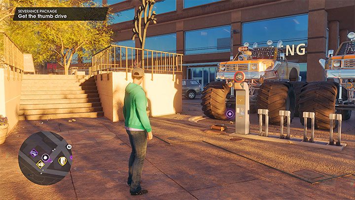 Po odblokowaniu misji dotrzyjcie dowolnym pojazdem do zaplanowanego miejsca przekazania napędu w dzielnicy Północne Lakeshore - Saints Row 2022: Pakiet na odchodne (Severance Package) - solucja, opis przejścia - Saints Row - poradnik do gry