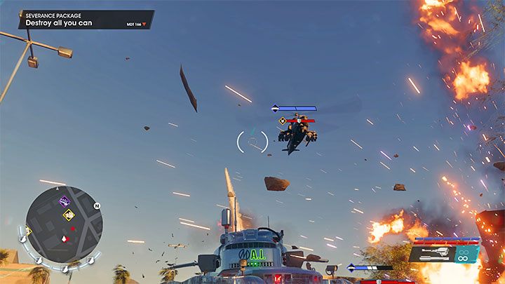 Do walk dołączy kilka wrogich śmigłowców bojowych - Saints Row 2022: Pakiet na odchodne (Severance Package) - solucja, opis przejścia - Saints Row - poradnik do gry