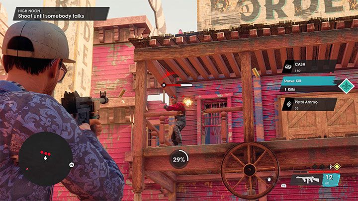 Znajdziecie się ponownie na poligonie wzorowanym na Dzikim Zachodzie, gdzie rozgrywaliście wcześniej pierwszą misję fabularną - Saints Row 2022: W samo południe (High Noon) - solucja, opis przejścia - Saints Row - poradnik do gry