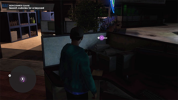 Dotrzecie do sekcji laboratoryjnej i musicie przeszukiwać okoliczne boksy biurowe, by znaleźć kartę dostępu - Saints Row 2022: Klauzula o zakazie konkurencji (Non-Compete Clause) - solucja, opis przejścia - Saints Row - poradnik do gry