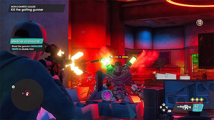 Musicie zaczekać aż bossowi przegrzeje się broń - Saints Row 2022: Klauzula o zakazie konkurencji (Non-Compete Clause) - solucja, opis przejścia - Saints Row - poradnik do gry
