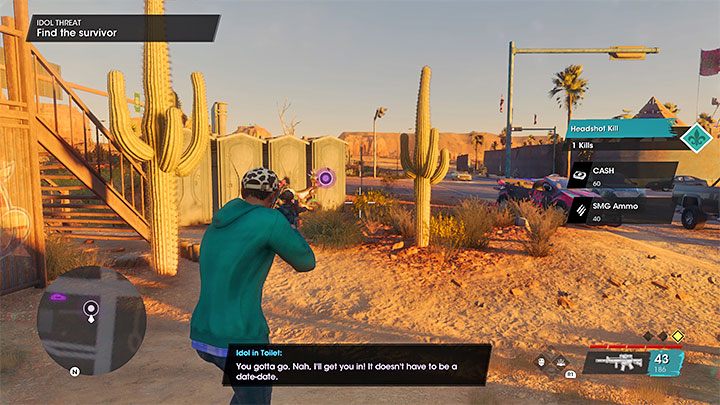 Ostatniego idola znajdziecie w kabinie toi-toi - Saints Row 2022: Groźni idole (Idol Threat) - solucja, opis przejścia - Saints Row - poradnik do gry
