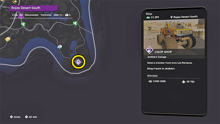 O lokalizacji Gargantuy możecie dowiedzieć się wykonując zlecenia dla przedsięwzięcia Warsztat Jim Robs, bo jedno z nich dotyczy właśnie kradzieży monster trucka - Saints Row: Monster truck (Gargantua) - jak odblokować pojazd? - Saints Row - poradnik do gry