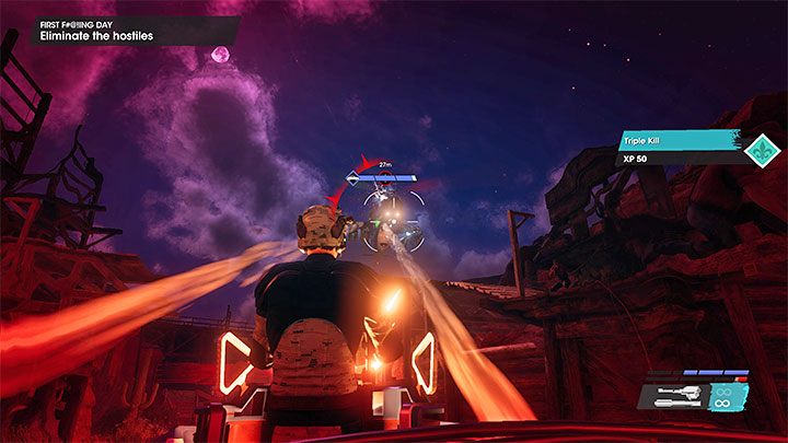 Ostrzeliwujcie zwykłych przeciwników pojawiających się wokół pojazdu opancerzonego - Saints Row: Pierwszy, k****, dzień (First F#@!ing Day) - solucja, opis przejścia - Saints Row - poradnik do gry