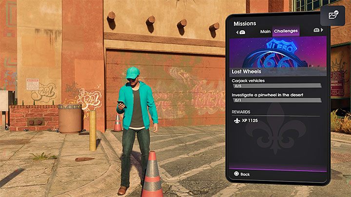 Dużymi wyzwaniami są te z drugiej zakładki aplikacji Misje - Saints Row 2022: Doświadczenie (XP) - jak zdobywać i szybko awansować? - Saints Row - poradnik do gry