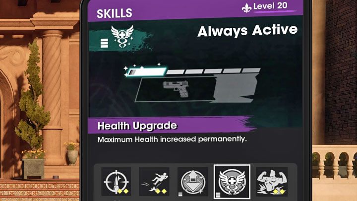 Ulepszenie zdrowia (Health Upgrade) - Poziomy 5, 10, 15 - Do odblokowania są 3 tego typu pasywne umiejętności i każda z nich permanentnie wydłuża pasek zdrowia - Saints Row 2022: Najlepsze umiejętności - lista, odblokowanie - Saints Row - poradnik do gry