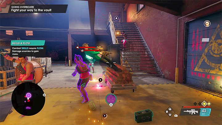 Pąk śmi3rci (D4th Blossom) - Poziom 19 - To najsilniejsza ofensywna umiejętność w grze, która polega na wykonaniu obrotowego ataku i trafieniu wszystkich okolicznych wrogów - Saints Row 2022: Najlepsze umiejętności - lista, odblokowanie - Saints Row - poradnik do gry