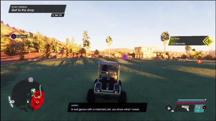 W północnej centralnej części lokacji dotrzecie do zleceniodawcy, który potrzebuje Waszej pomocy - Saints Row 2022: Skoki na boku (Monte Vista) - lista i opisy aktywności - Saints Row - poradnik do gry