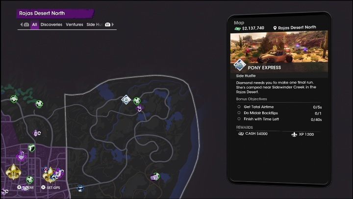 Nagroda - Saints Row 2022: Skoki na boku (Północna pustynia Rojas) - lista i opisy aktywności - Saints Row - poradnik do gry