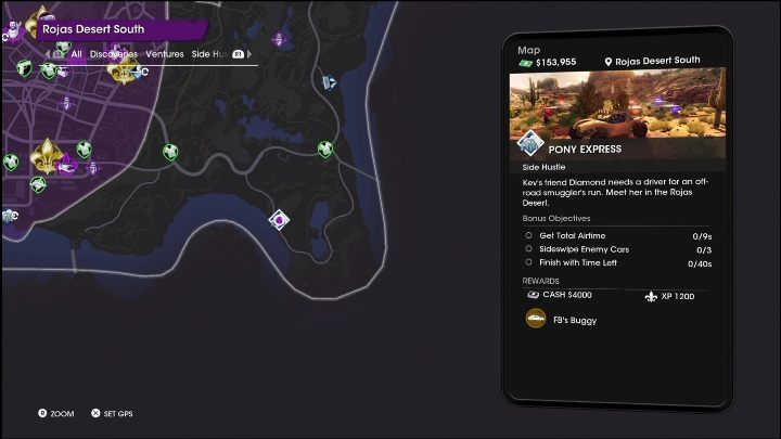 Nagroda - Saints Row 2022: Skoki na boku (Południowa pustynia Rojas) - lista i opisy aktywności - Saints Row - poradnik do gry