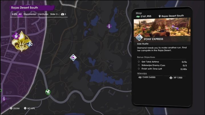 Nagroda - Saints Row 2022: Skoki na boku (Południowa pustynia Rojas) - lista i opisy aktywności - Saints Row - poradnik do gry