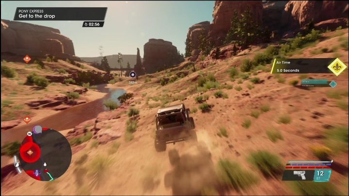 Zachodnia część lokacji kryje przed Wami kolejną aktywność poboczną - Saints Row 2022: Skoki na boku (Południowa pustynia Rojas) - lista i opisy aktywności - Saints Row - poradnik do gry