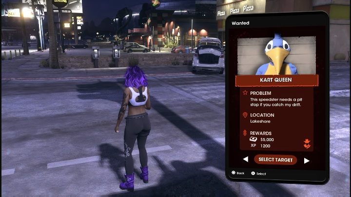 Rozpoczniecie zadanie wchodząc w aplikację Wanted i wybierając postać Kart Queen - Saints Row 2022: Kart Queen - jak wykonać? - Saints Row - poradnik do gry
