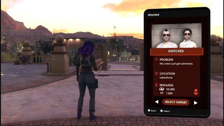 Rozpoczniecie zadanie wchodząc w aplikację Wanted i wybierając pierwsze zadanie - Saints Row 2022: Snitches - jak wykonać? - Saints Row - poradnik do gry