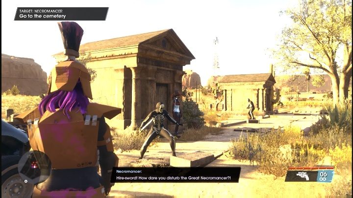 Po rozmowie przez telefon udajcie się na cmentarz położony około 700 metrów dalej - Saints Row 2022: Necromancer - jak wykonać? - Saints Row - poradnik do gry