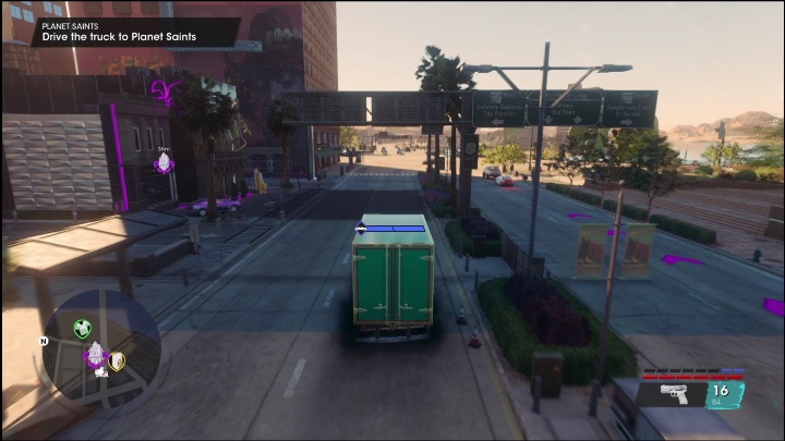 Aby Planet Saints powstało na mapie miasta musicie wyznaczyć jego miejsce na mapie przedsiębiorstw - Saints Row: Planet Saints - opis przedsięwzięcia - Saints Row - poradnik do gry