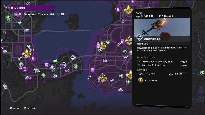 Nagrody za wykonanie aktywności pobocznej Podnoszenie ciężarów - Saints Row 2022: Skoki na boku (El Dorado) - lista i opisy aktywności - Saints Row - poradnik do gry