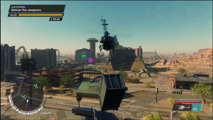 Zadanie Podnoszenie ciężarów dostępne jest w północno zachodniej części mapy - Saints Row 2022: Skoki na boku (El Dorado) - lista i opisy aktywności - Saints Row - poradnik do gry