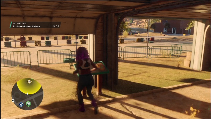 Następy punkt dostępny jest w budynku po przeciwnej stronie od tablicy startowej - Saints Row 2022: Odkrycia (El Dorado) - lista i opisy aktywności - Saints Row - poradnik do gry