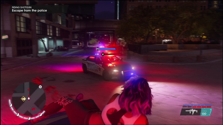W południowej części lokacji znajdziecie zleceniodawcę aktywności pobocznej - Jazda ze strzelbą - Saints Row 2022: Skoki na boku (Południowe Lakeshore) - lista i opisy aktywności - Saints Row - poradnik do gry