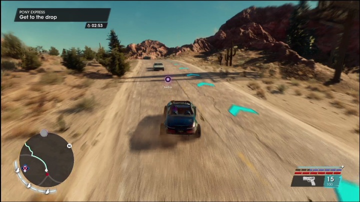 W północnej części lokacji dostępne jest zadanie Pony Express - Saints Row 2022: Skoki na boku (Południowe Lakeshore) - lista i opisy aktywności - Saints Row - poradnik do gry