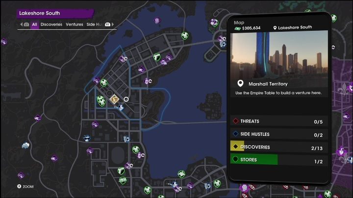 Ta aktywność Fotograficzne polowanie znajduje się w zachodnio południowej części dzielnicy Południowe Lakeshore, zaraz obok punktu do szybkiej podróży - Saints Row 2022: Odkrycia (Południowe Lakeshore) - lista i opisy aktywności - Saints Row - poradnik do gry