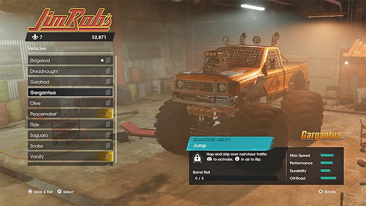 Możecie powracać do garażu i przeglądać listę zdobytych pojazdów - Saints Row 2022: Zapisywanie zdobytych pojazdów - jak? - Saints Row - poradnik do gry