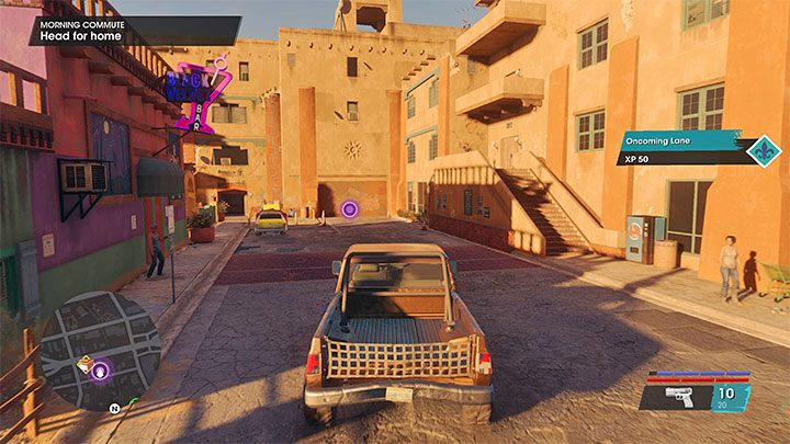 Mieszkanie głównych bohaterów jest w dzielnicy Mercado - Saints Row 2022: Poranny dojazd (Morning Commute) - solucja, opis przejścia - Saints Row - poradnik do gry